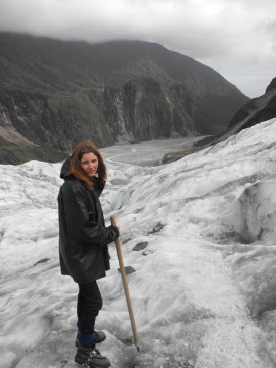 Dawn and Isaac at Franz Josef