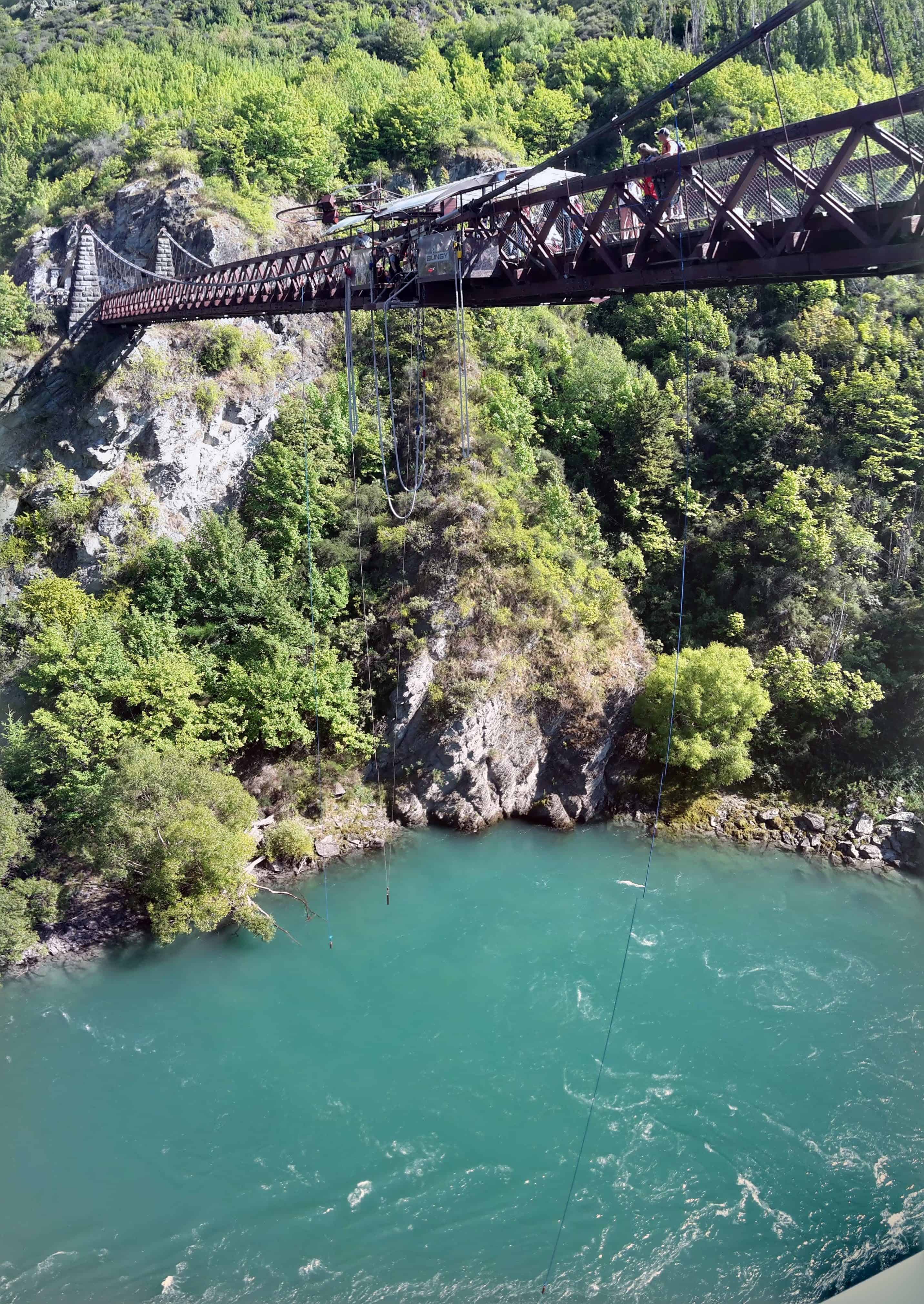 Bungy jumping at Kawarau Bridge