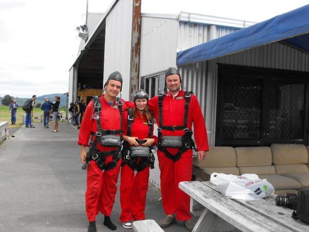 Skydiving over Taupō